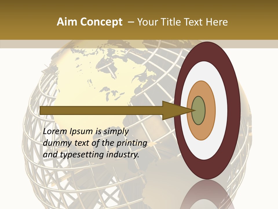 Golden Earth PowerPoint Template