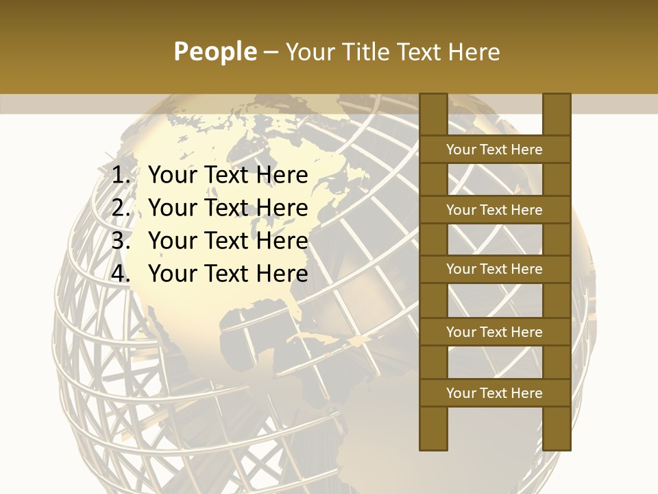 Golden Earth PowerPoint Template