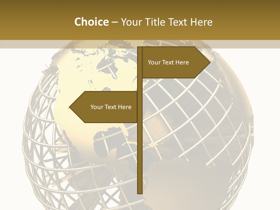 Golden Earth PowerPoint Template