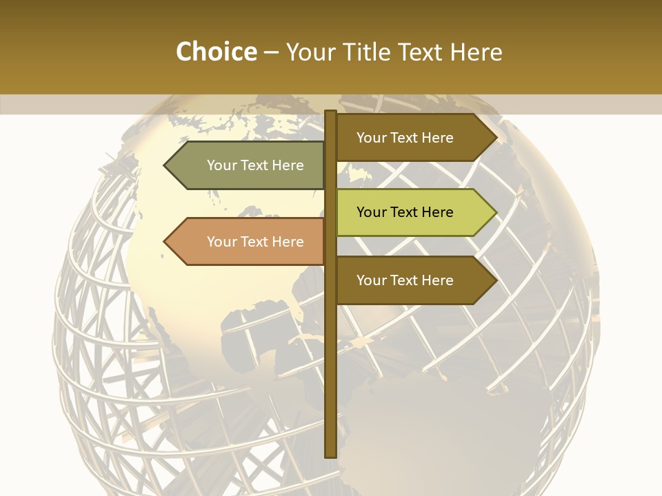 Golden Earth PowerPoint Template
