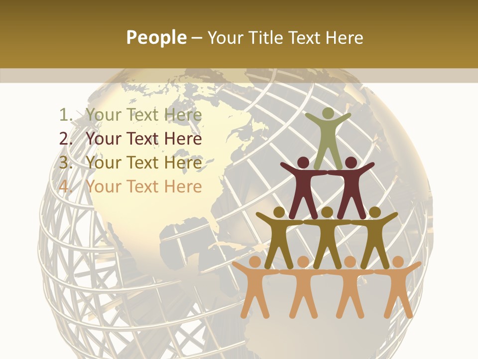 Golden Earth PowerPoint Template