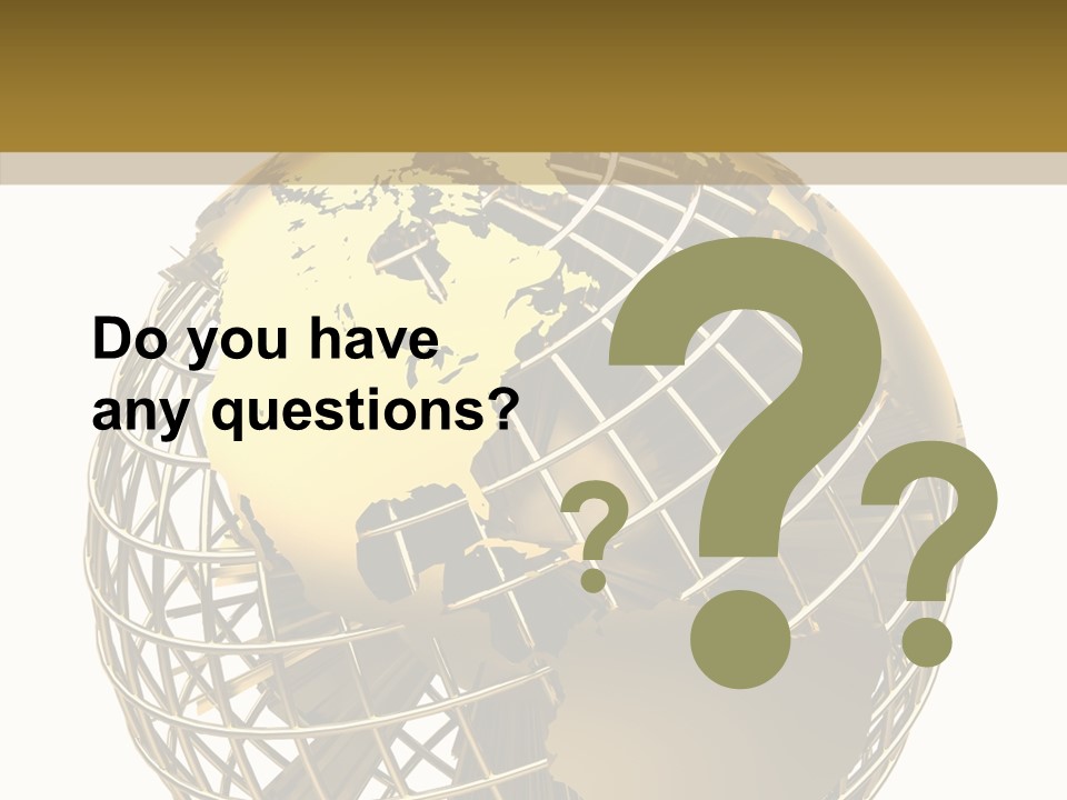 Golden Earth PowerPoint Template