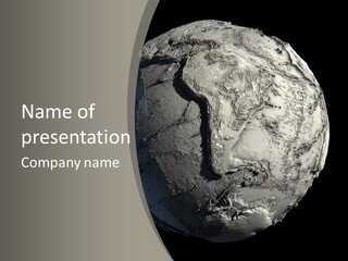 Dead Planet Earth PowerPoint Template