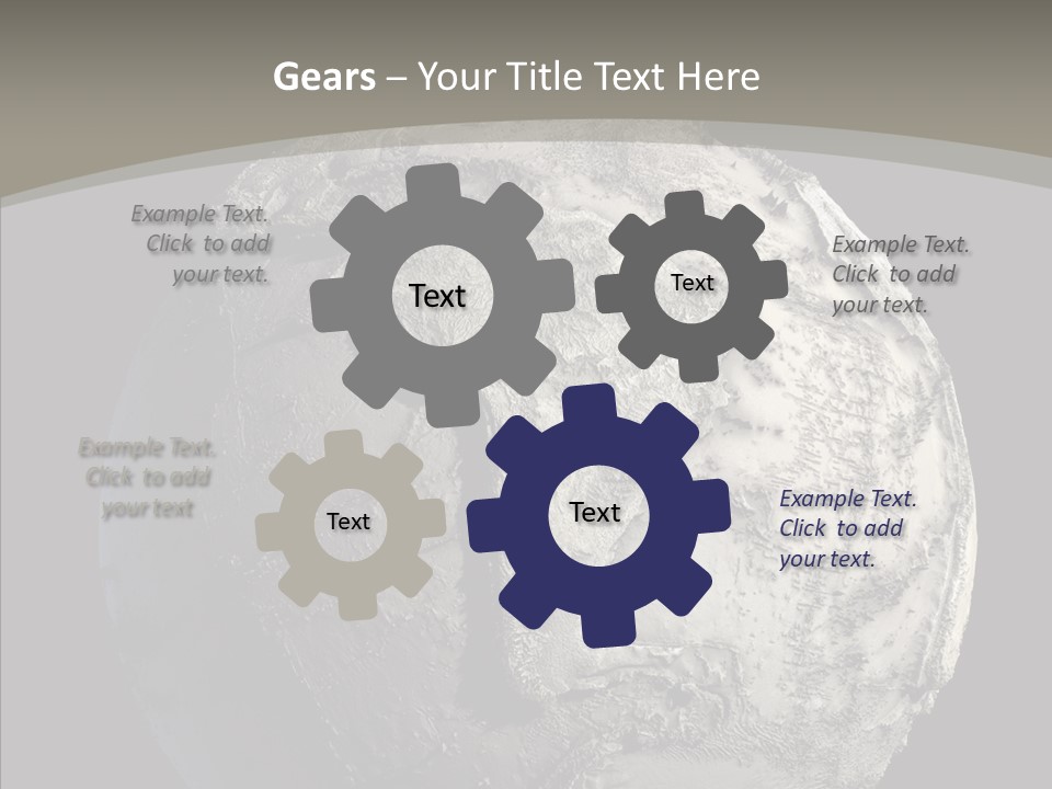Dead Planet Earth PowerPoint Template