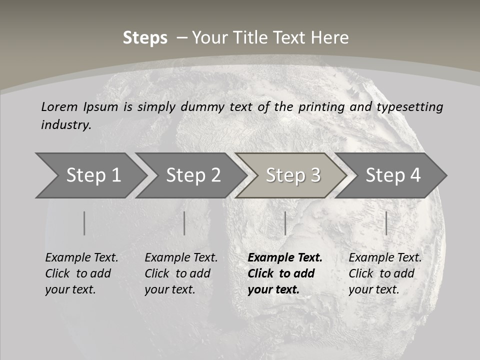 Dead Planet Earth PowerPoint Template