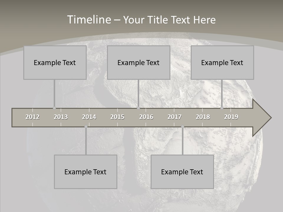 Dead Planet Earth PowerPoint Template