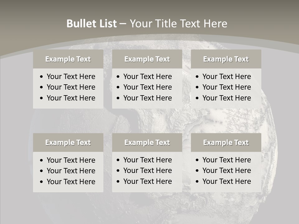 Dead Planet Earth PowerPoint Template