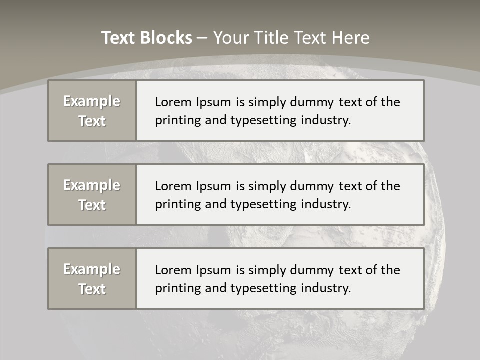 Dead Planet Earth PowerPoint Template