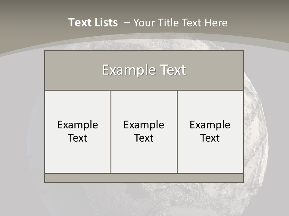 Dead Planet Earth PowerPoint Template