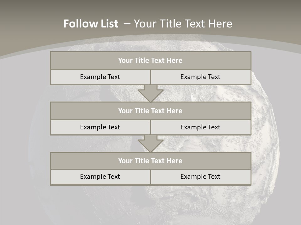 Dead Planet Earth PowerPoint Template