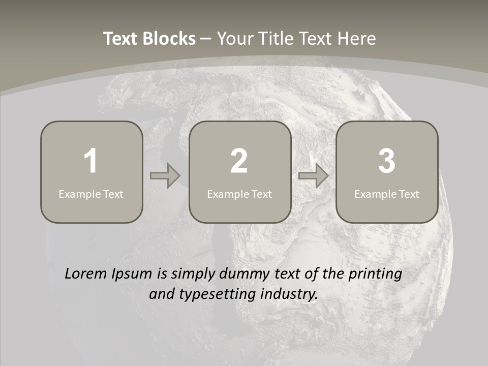 Dead Planet Earth PowerPoint Template