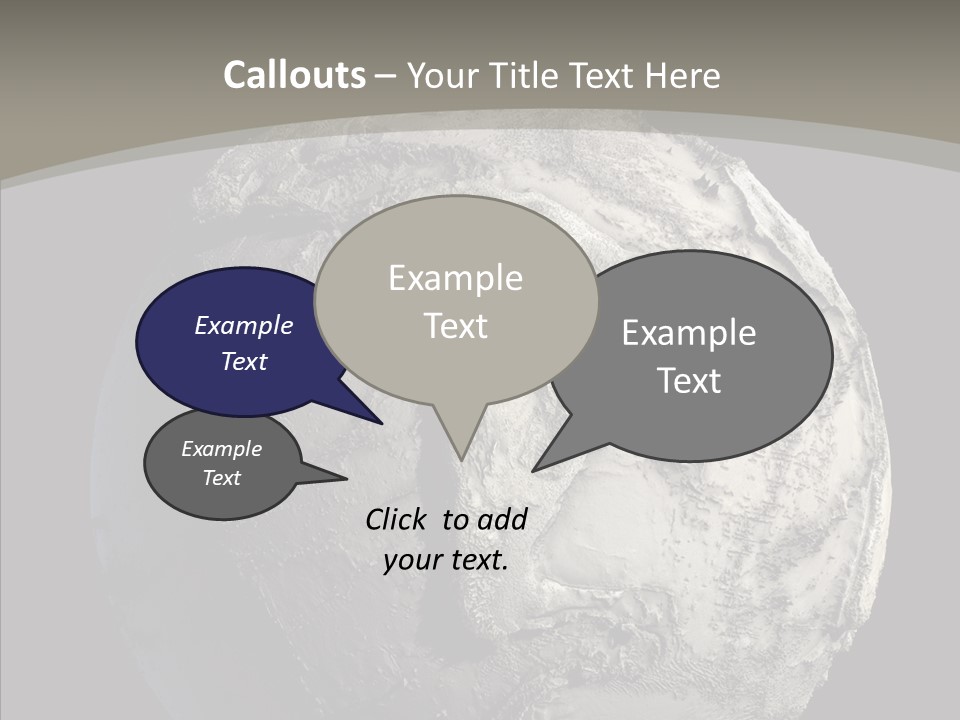 Dead Planet Earth PowerPoint Template