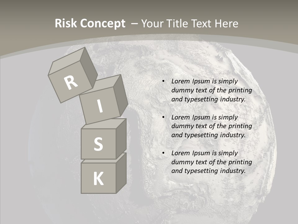 Dead Planet Earth PowerPoint Template