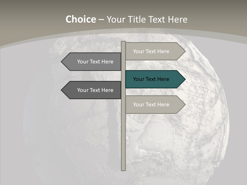Dead Planet Earth PowerPoint Template
