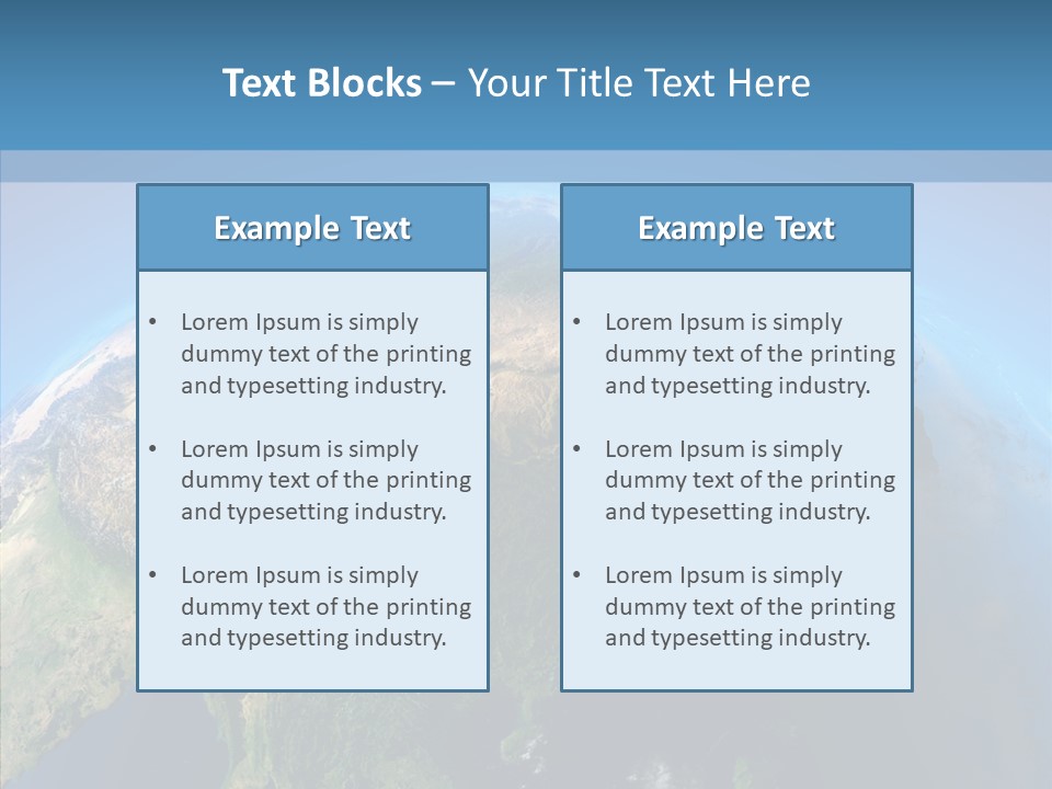 Beautiful Earth PowerPoint Template