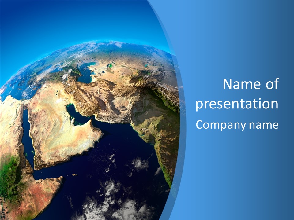 Peninsula Of India PowerPoint Template