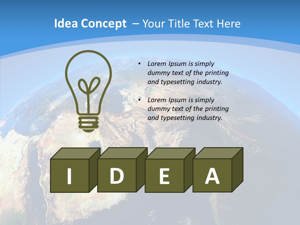 Peninsula Of India PowerPoint Template