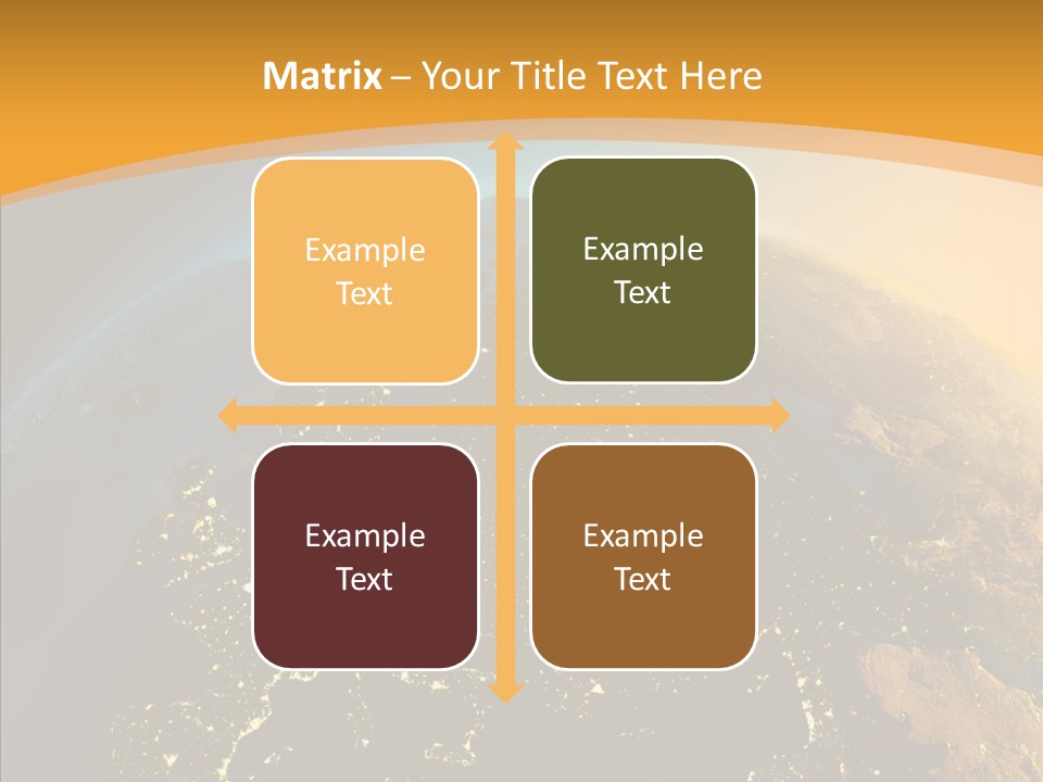 Europe Satellite PowerPoint Template
