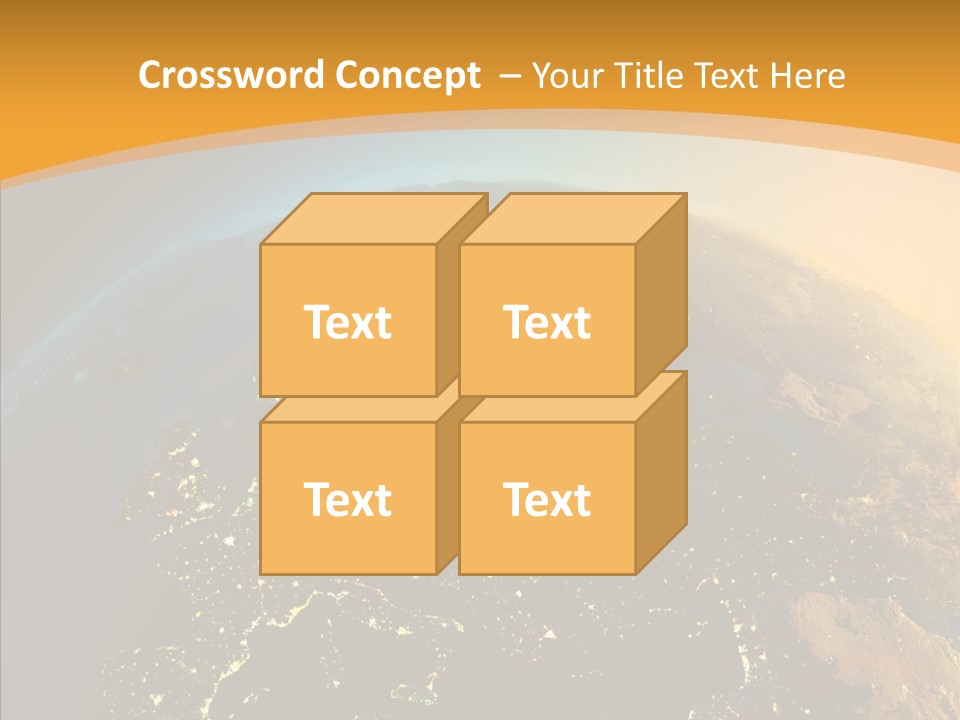 Europe Satellite PowerPoint Template