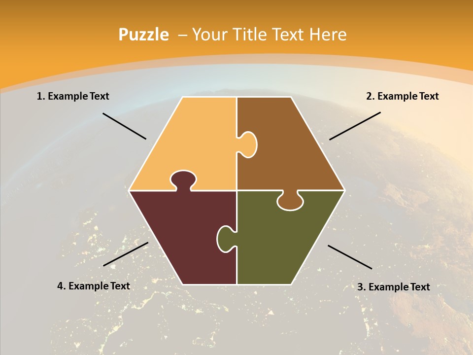 Europe Satellite PowerPoint Template