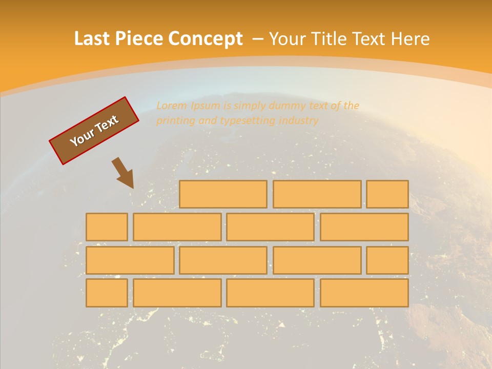 Europe Satellite PowerPoint Template