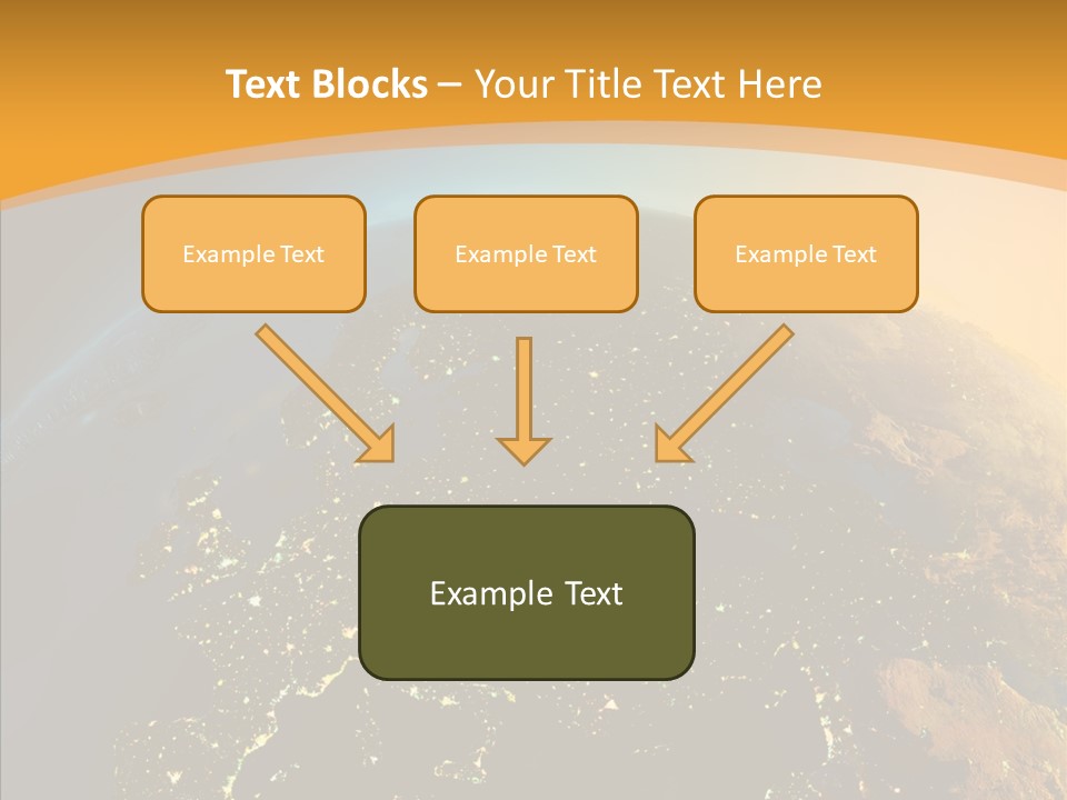 Europe Satellite PowerPoint Template