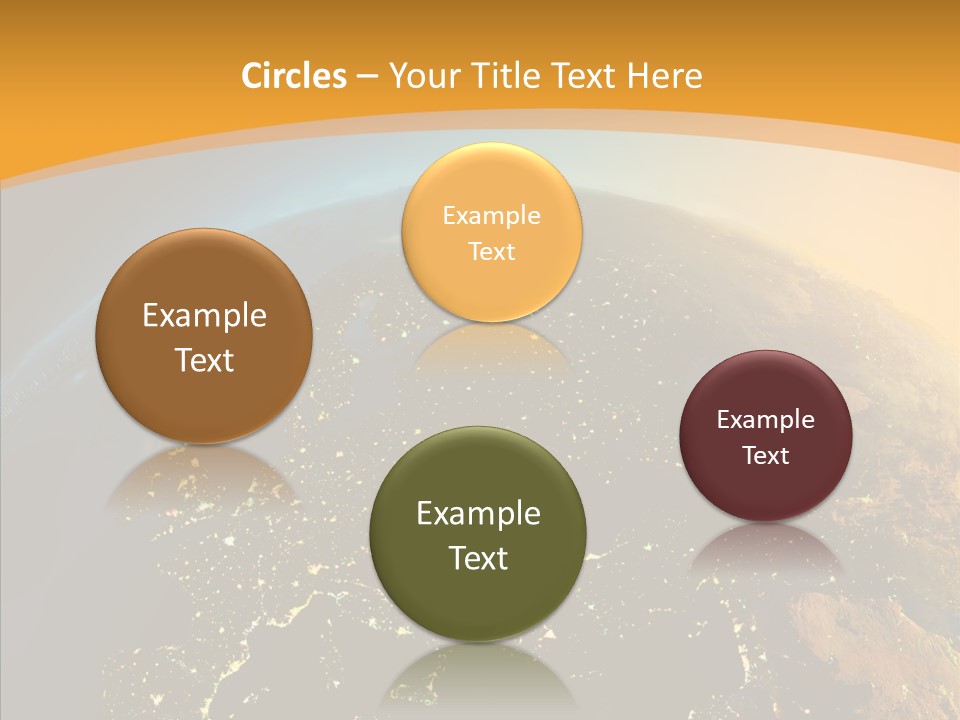 Europe Satellite PowerPoint Template