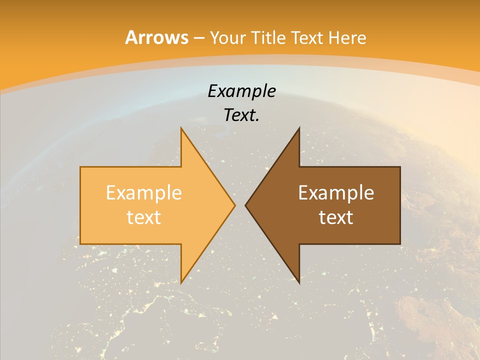 Europe Satellite PowerPoint Template