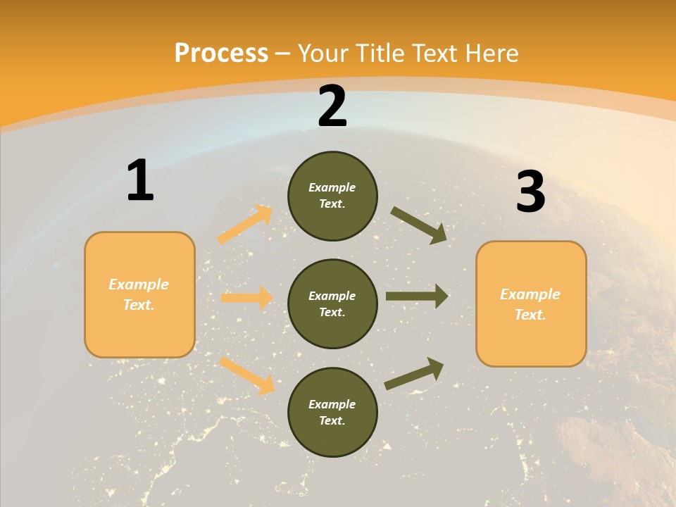Europe Satellite PowerPoint Template