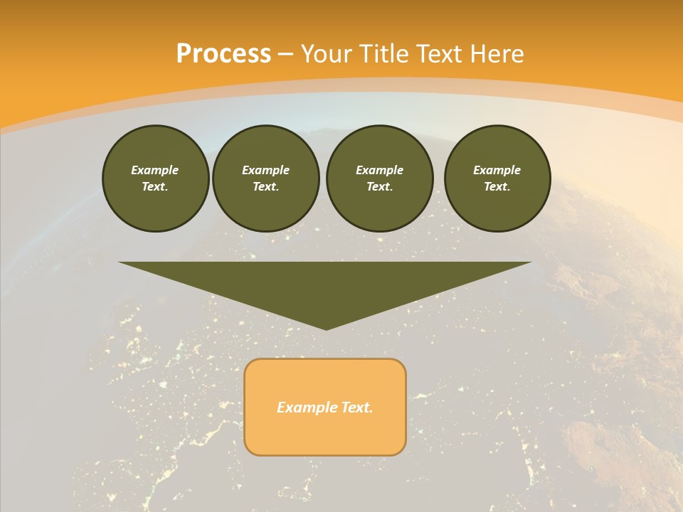 Europe Satellite PowerPoint Template