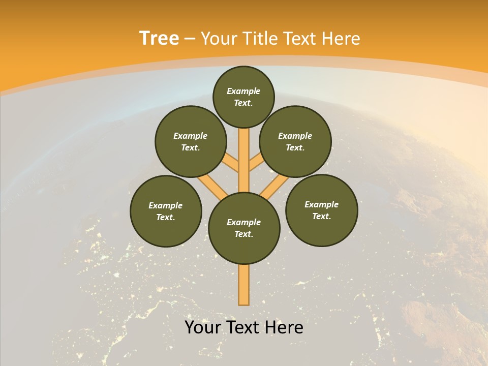 Europe Satellite PowerPoint Template