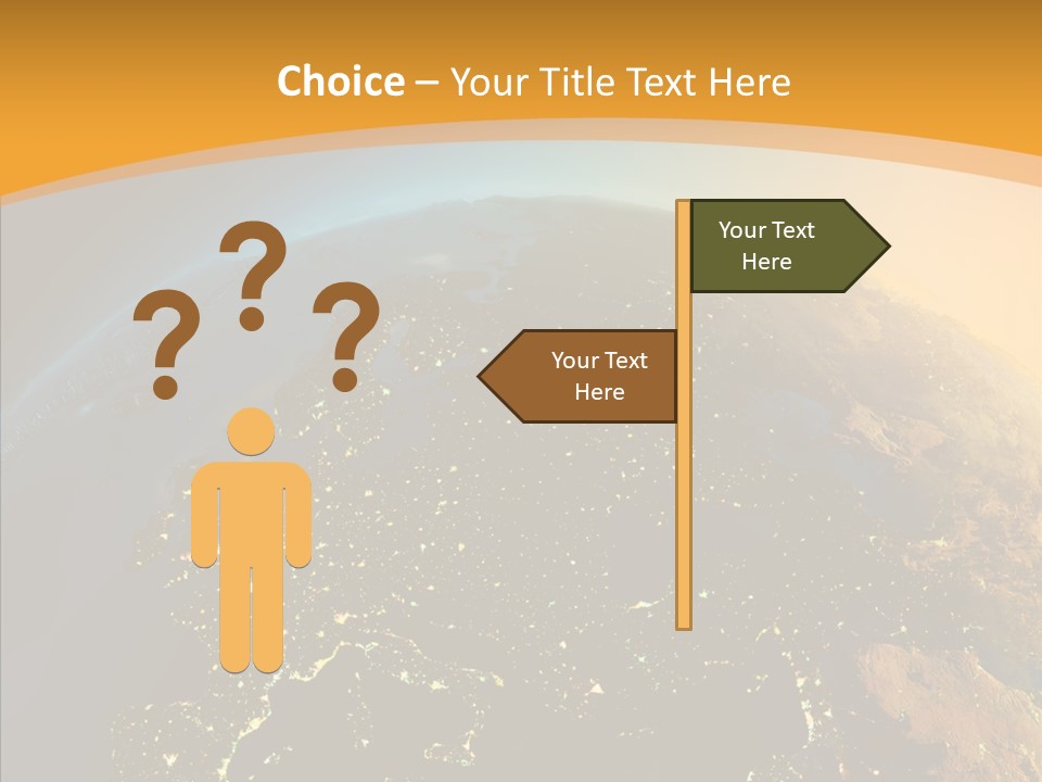 Europe Satellite PowerPoint Template