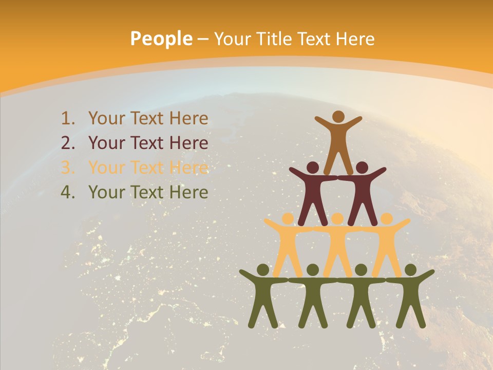 Europe Satellite PowerPoint Template