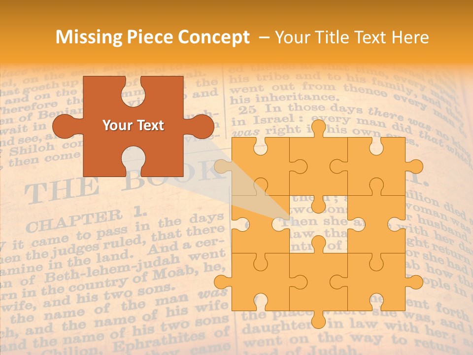 King Detail Christianity PowerPoint Template