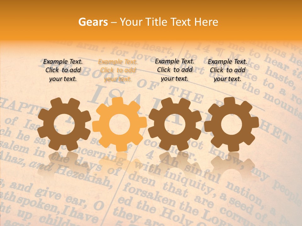 Christianity Bible Scripture PowerPoint Template