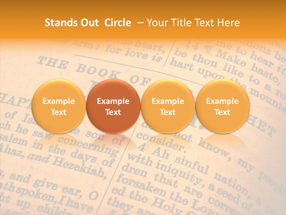 Christianity Bible Scripture PowerPoint Template