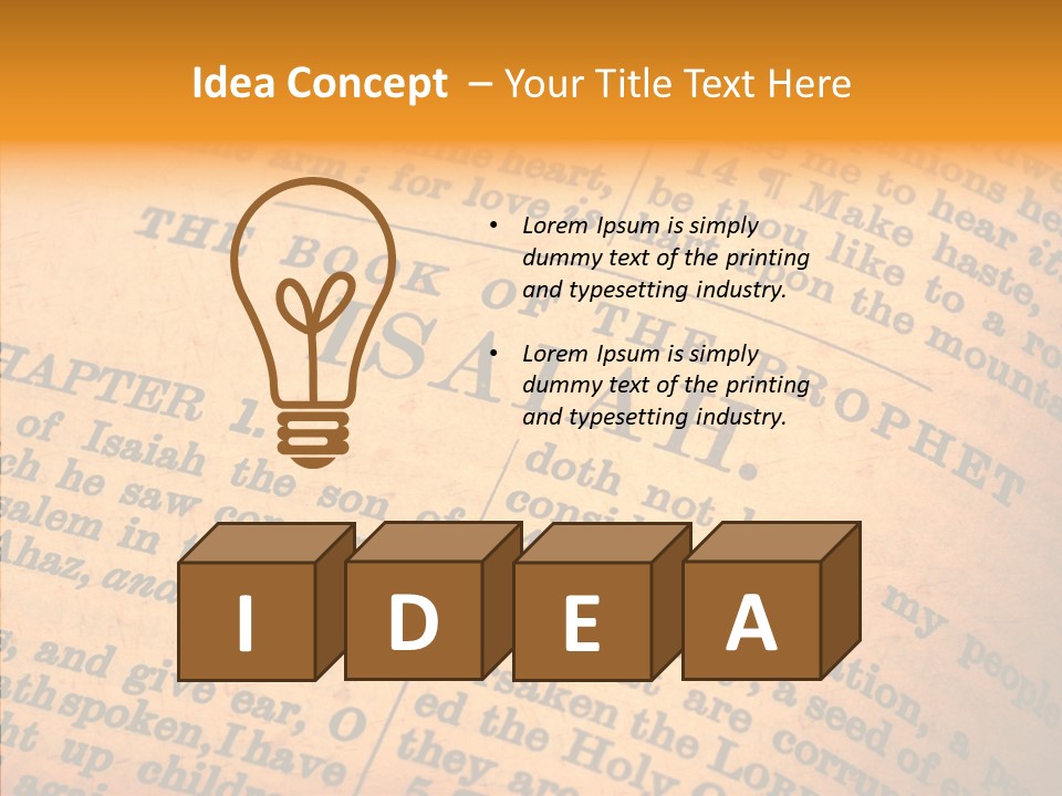 Christianity Bible Scripture PowerPoint Template