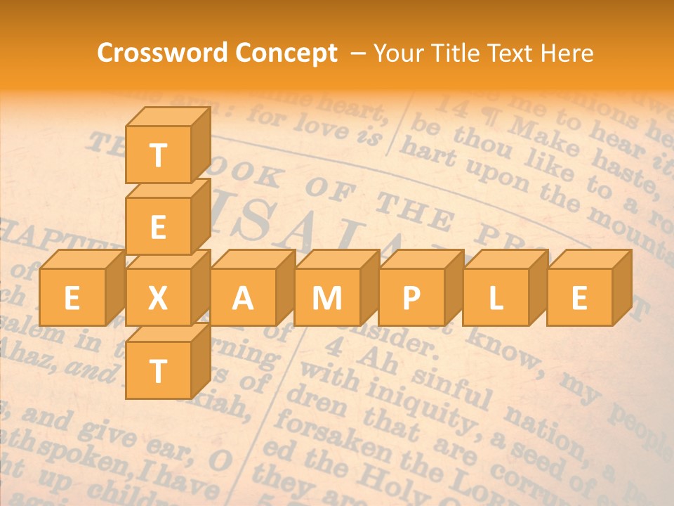 Christianity Bible Scripture PowerPoint Template