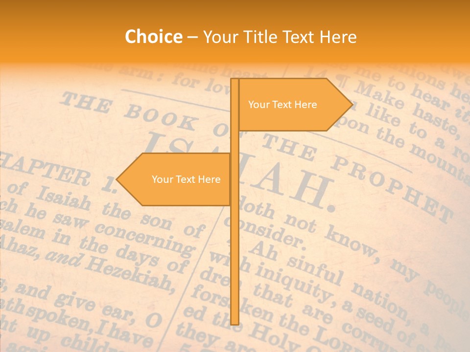 Christianity Bible Scripture PowerPoint Template