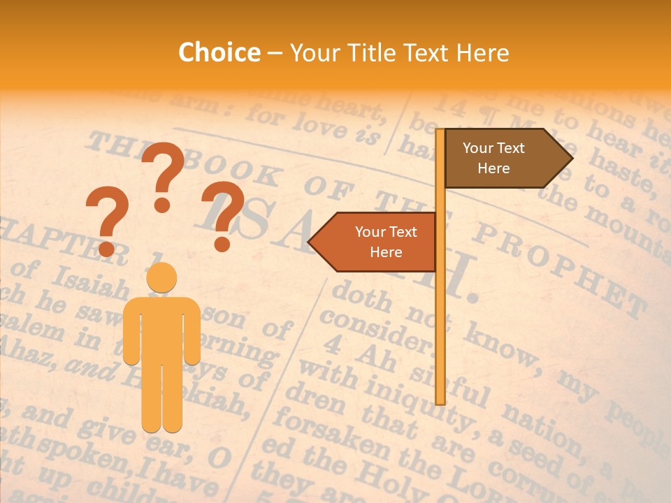 Christianity Bible Scripture PowerPoint Template