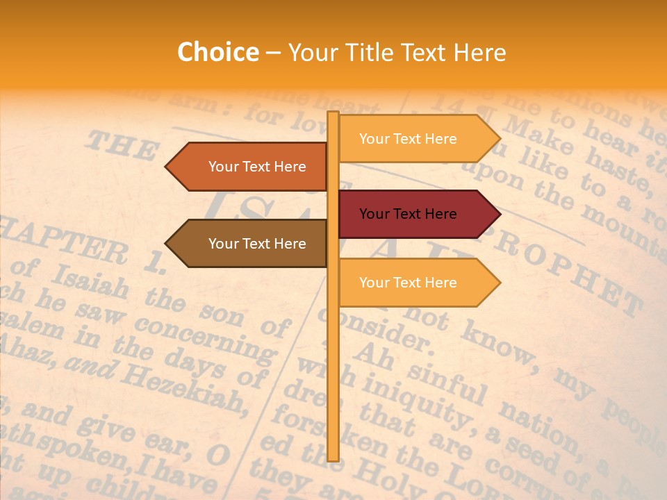 Christianity Bible Scripture PowerPoint Template