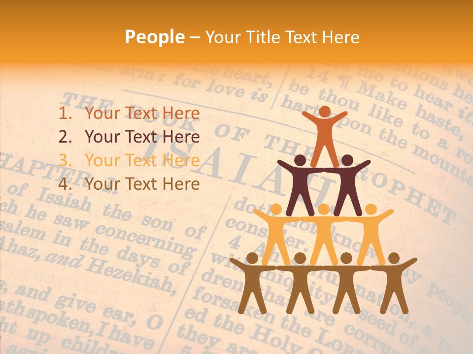 Christianity Bible Scripture PowerPoint Template