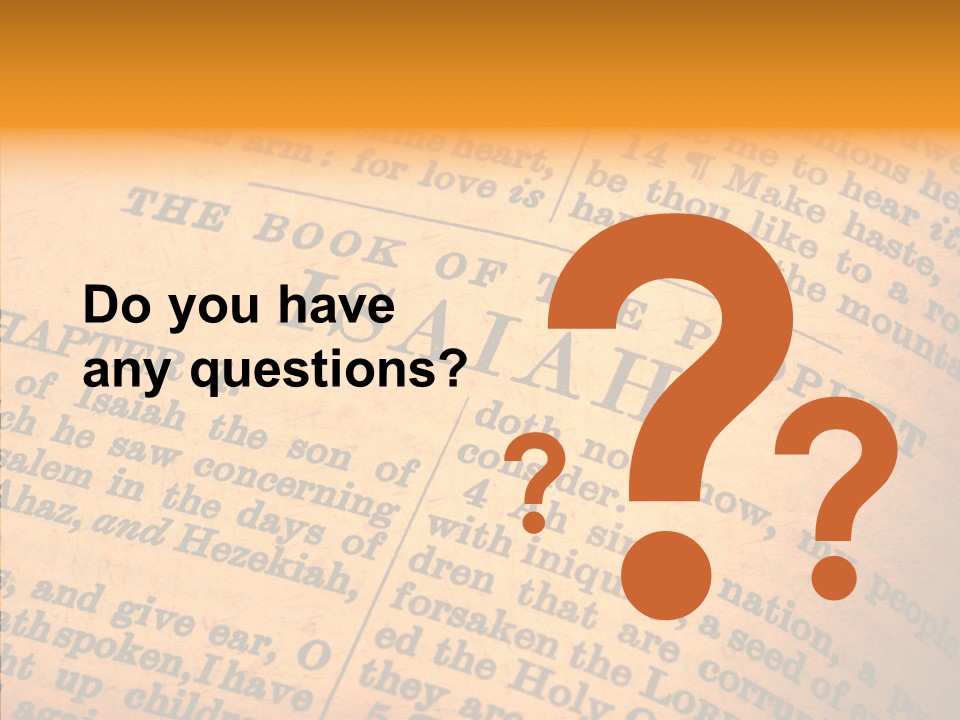 Christianity Bible Scripture PowerPoint Template