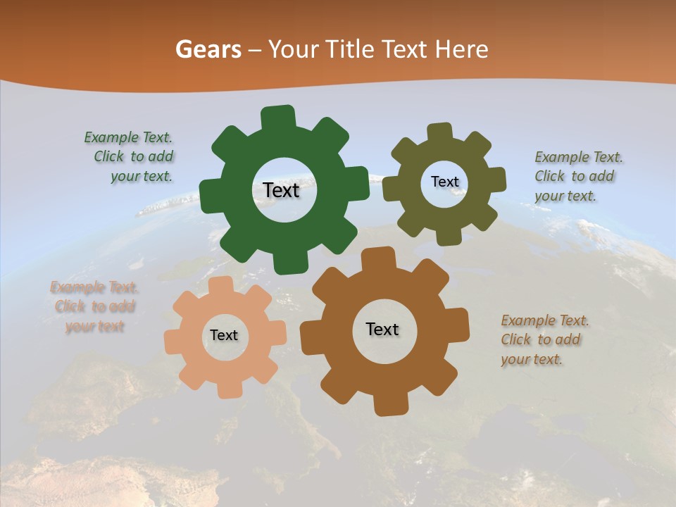 Europe Satellite PowerPoint Template