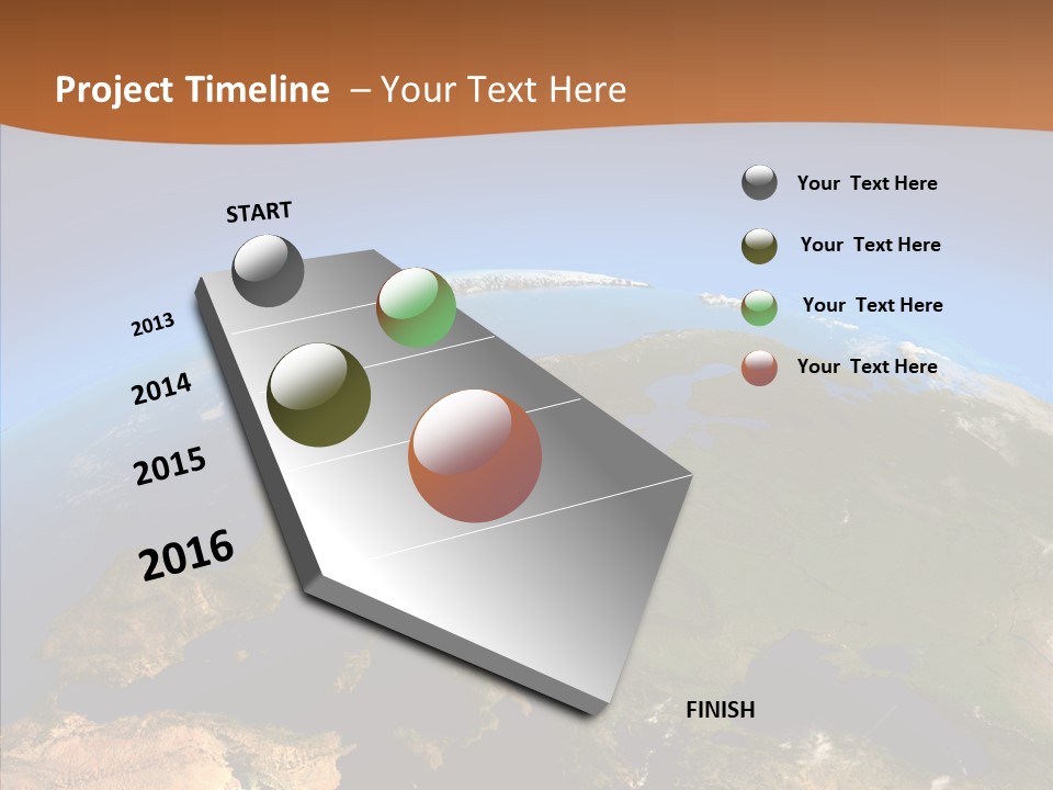 Europe Satellite PowerPoint Template