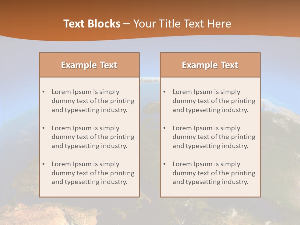 Europe Satellite PowerPoint Template