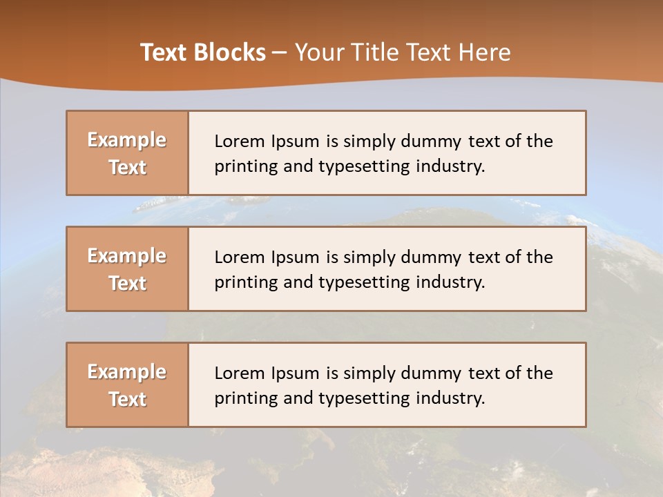 Europe Satellite PowerPoint Template