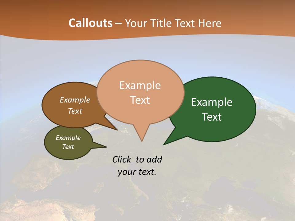 Europe Satellite PowerPoint Template