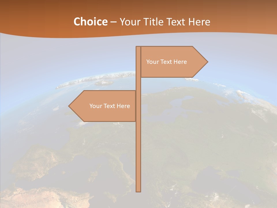Europe Satellite PowerPoint Template