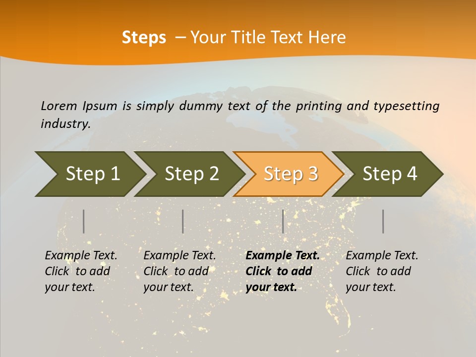 Sky Reflection Transportation PowerPoint Template